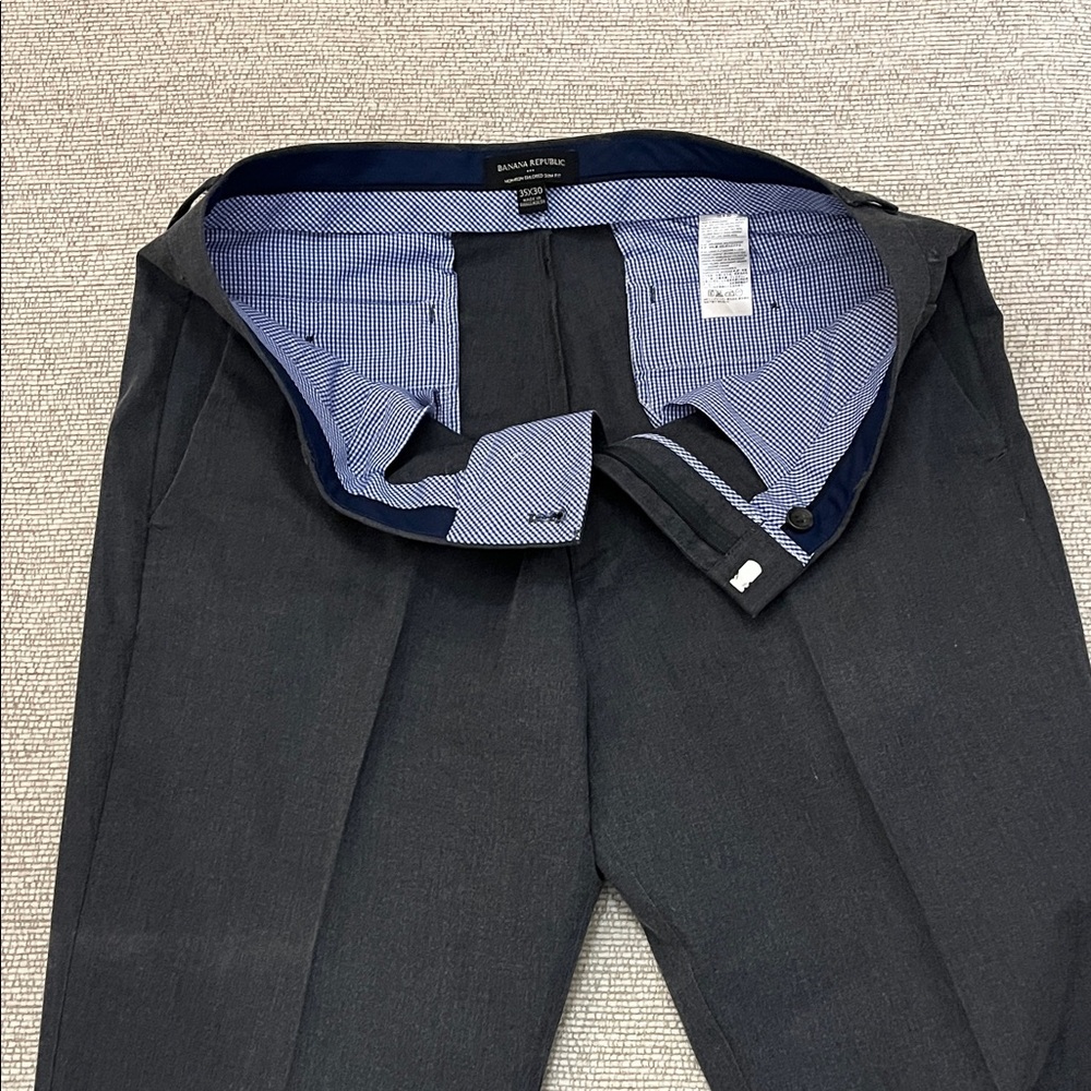 Banana Republic Charcoal Trousers
